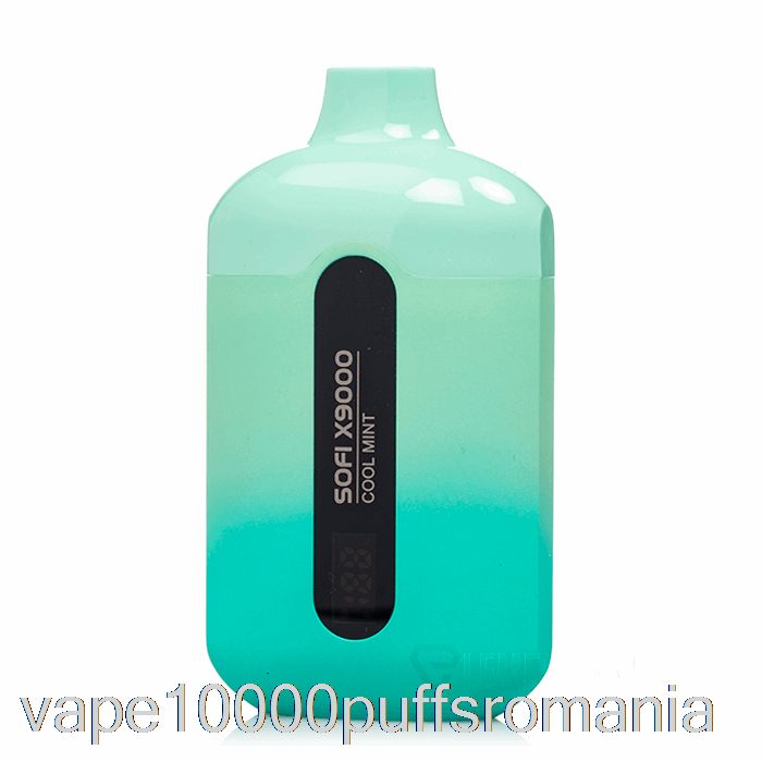 Vape Romania Sofi X9000 0% Zero Nicotina Inteligenta De Unica Folosinta Cool Mint